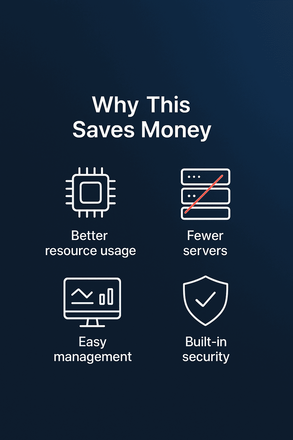 why this saves money