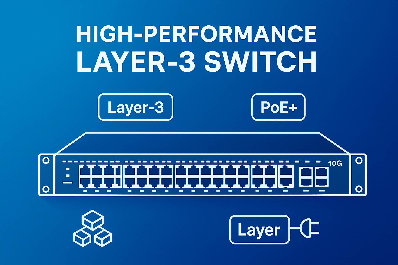 AirLive L3POE-XGS4804-400 BT – Layer-3 PoE+ Switch with 10G Uplinks