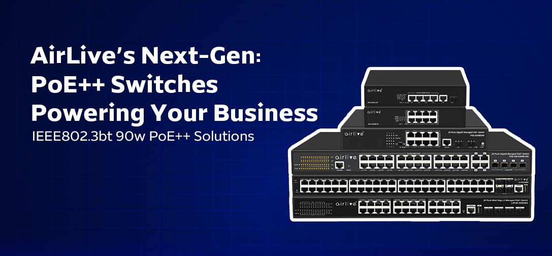 Hi-PoE Switches(90W) With Airlive