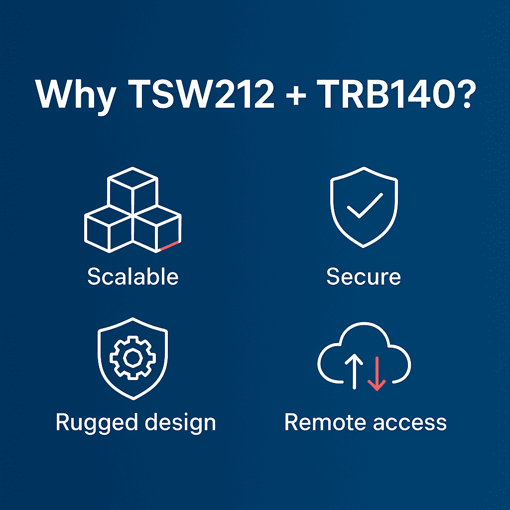 why TSW212 TRB140