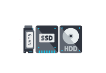 HDD / SSD / NVMe